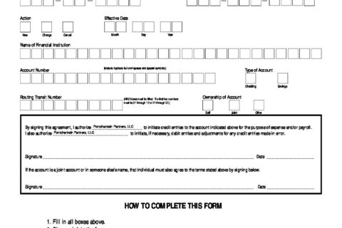 direct deposit form doterra